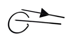 Outdoor Hanging Basket/Plant Stand - Use With Standard 10" Pots - 40" Tall