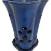 High Style Ceramic Orchid Pot/Saucer - 6 1/8" X 8" - Blue 2 High Style Ceramic Orchid Pot/Saucer - 6 1/8" X 8" - Blue -Cheap Plants Store apibqfs5t 84603.1592318977
