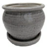 Speckle Planter With Attached Saucer - Grey - 6" X 5 1/2" 2 Speckle Planter With Attached Saucer - Grey - 6" X 5 1/2" -Cheap Plants Store apilhjezw 57135.1592327994