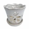 Butterfly Ceramic Orchid Pot/Saucer 5" X 5" - White - #50248 2 Butterfly Ceramic Orchid Pot/Saucer 5" X 5" - White - #50248 -Cheap Plants Store apiyhkdlc 93904.1592326400