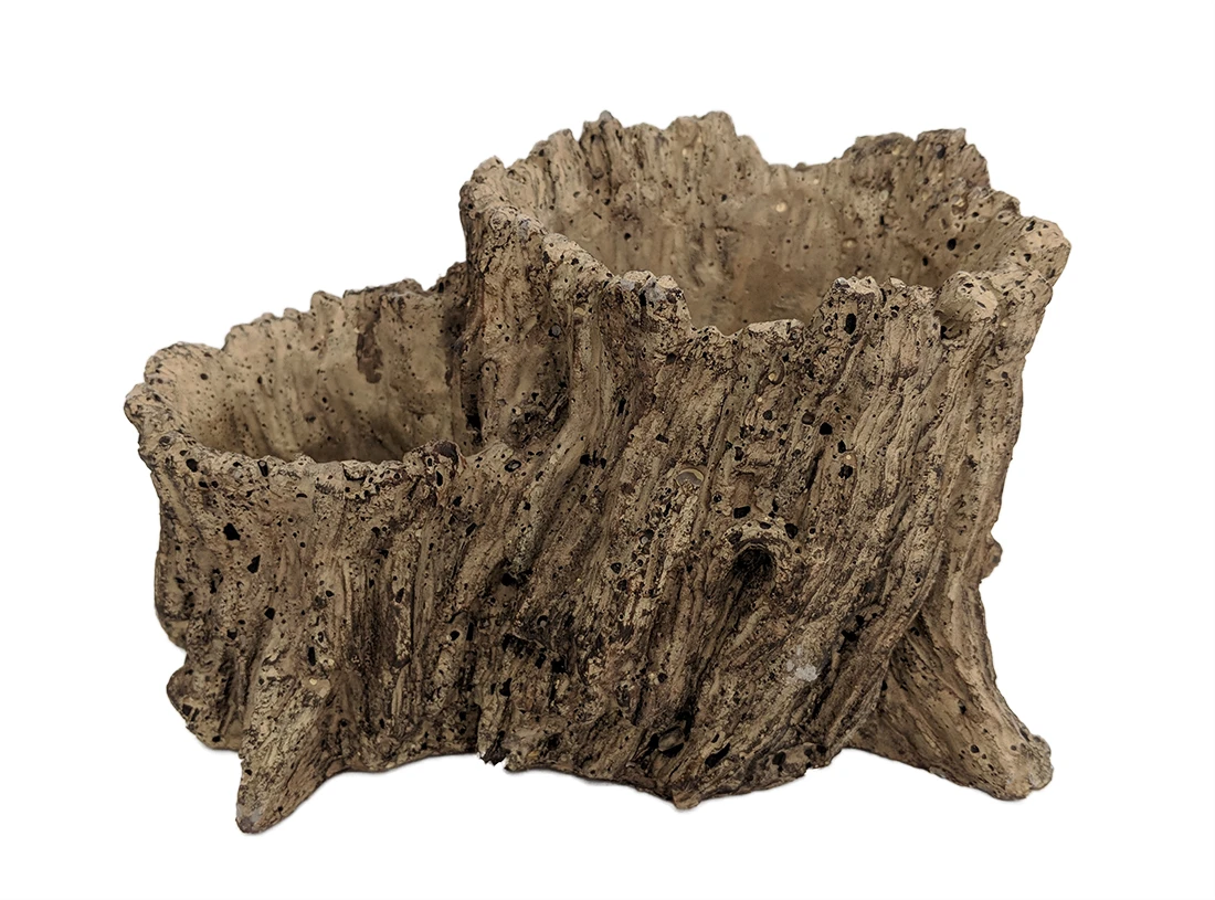 Sandridge Double Ceramic Planter - 8 1/4" X 5" X 4 1/2" 3 Sandridge Double Ceramic Planter - 8 1/4" X 5" X 4 1/2"