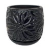 Botanical Delica Ceramic Pot With Attached Saucer - 6" X 6.25" - Dark Denim 2 Botanical Delica Ceramic Pot With Attached Saucer - 6" X 6.25" - Dark Denim -Cheap Plants Store botanicaldenim2 26469.1665090704