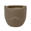 Tan Cat Ceramic Animal Pot - 6" X 4" - NEW 1 Tan Cat Ceramic Animal Pot - 6" X 4" - NEW -Cheap Plants Store catpot 66506.1645122696