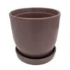 Chatham Egg Pot With Attached Saucer - Matte Lavender - 5.5" X 5" 1 Chatham Egg Pot With Attached Saucer - Matte Lavender - 5.5" X 5" -Cheap Plants Store chanthammlav 13842.1593603511
