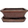 Ceramic Bonsai Pot/Saucer - Copper Flared - 6 1/8" X 4 1/2" X 2" 1 Ceramic Bonsai Pot/Saucer - Copper Flared - 6 1/8" X 4 1/2" X 2" -Cheap Plants Store copper14681 81976.1624731975