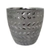 Cosmos Meteor Ceramic Planter - 5.25" X 5" - Zig Zag 1 Cosmos Meteor Ceramic Planter - 5.25" X 5" - Zig Zag -Cheap Plants Store cosmometeorzig 08124.1660159431