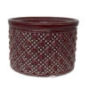 Knots Self Watering Glazed Ceramic Pot - Cordovan - 5" X 3.5" -Cheap Plants Store knotscordovan 79056.1660159437
