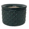 Knots Self Watering Glazed Ceramic Pot - Tourmaline - 5" X 3.5" 2 Knots Self Watering Glazed Ceramic Pot - Tourmaline - 5" X 3.5" -Cheap Plants Store knotslegblue 28793.1661798119