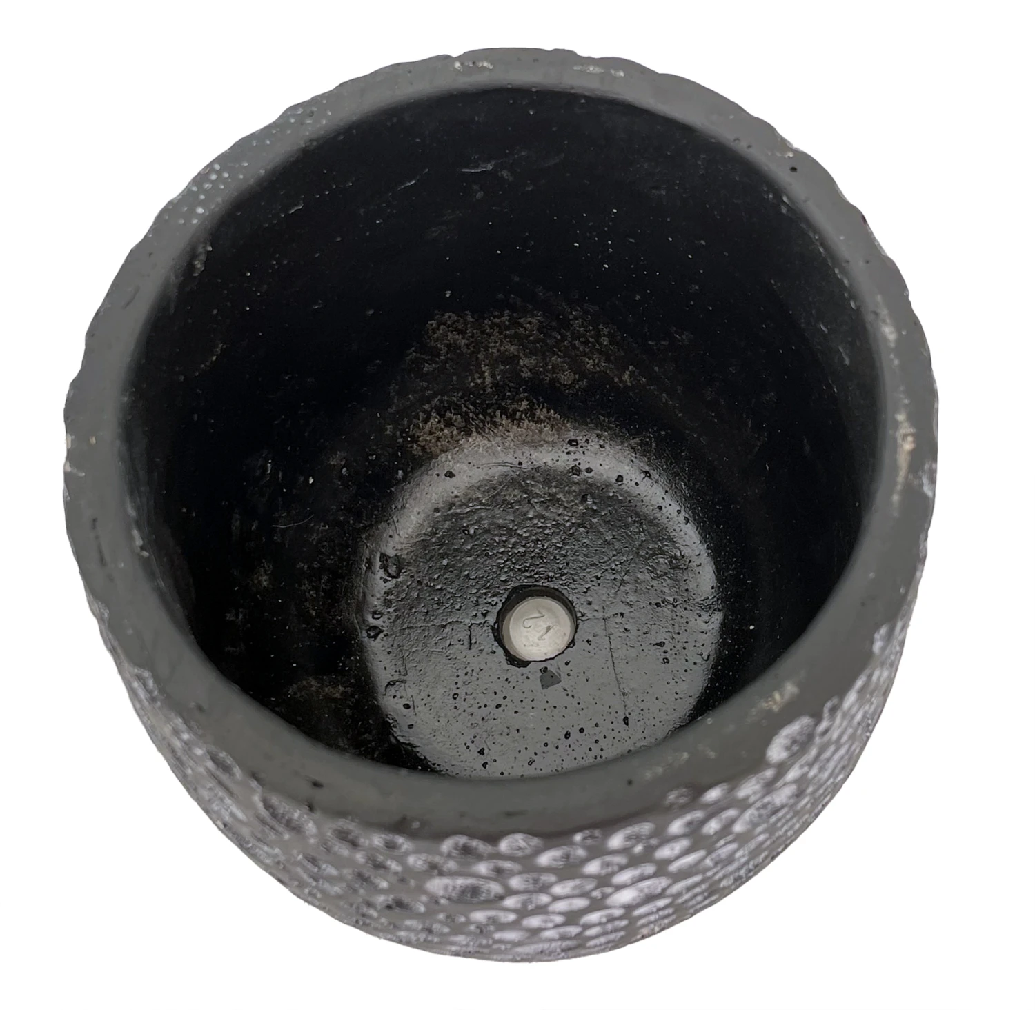 Caprise Cement Planter - 4.25" X 4" - Indoors Or Out - Onyx 4 Caprise Cement Planter - 4.25" X 4" - Indoors Or Out - Onyx - Image 2