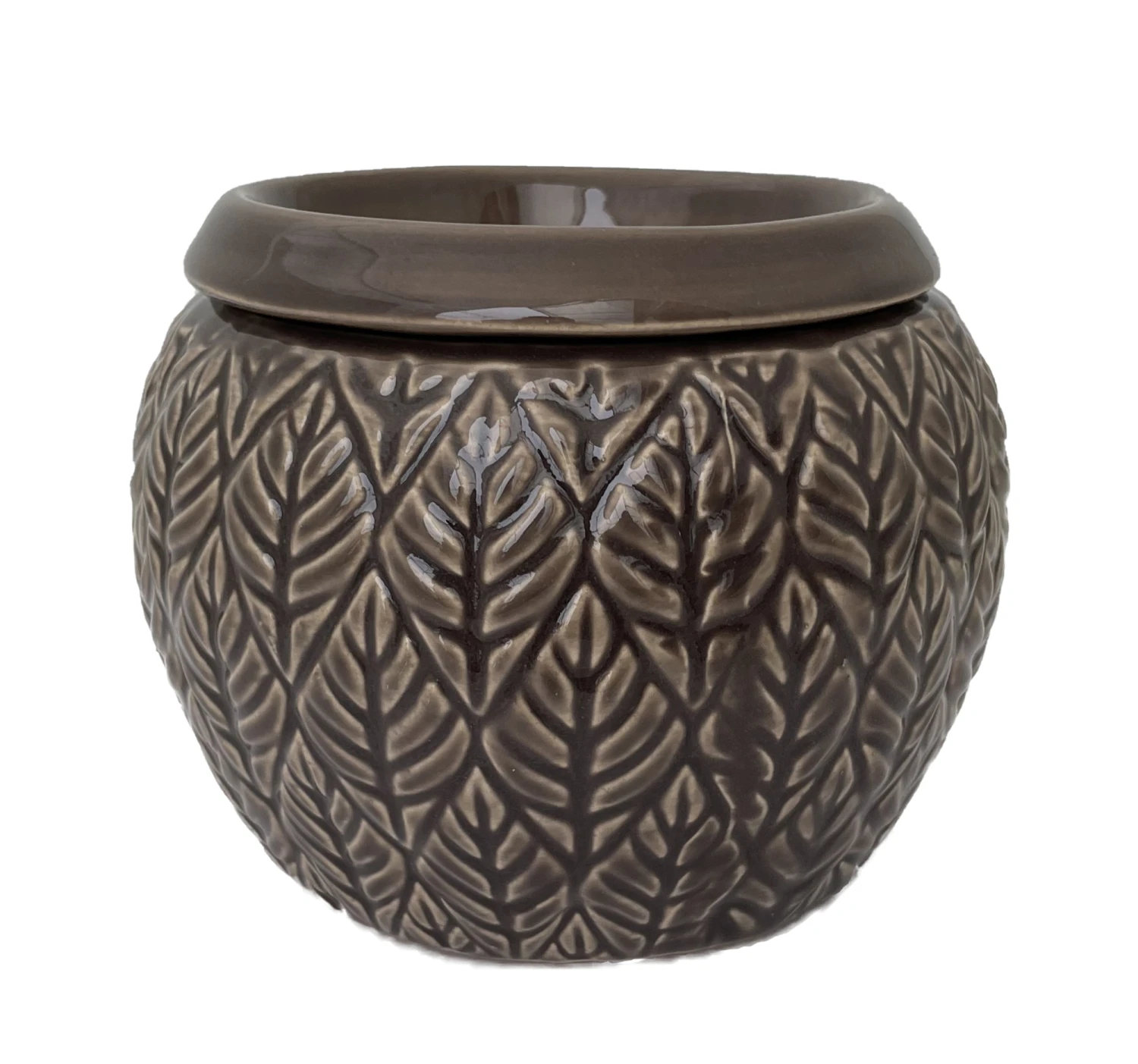Sherborn Self Watering Glazed Ceramic Pot - Crocodile - 5.25 X 4.25" 3 Sherborn Self Watering Glazed Ceramic Pot - Crocodile - 5.25 X 4.25"